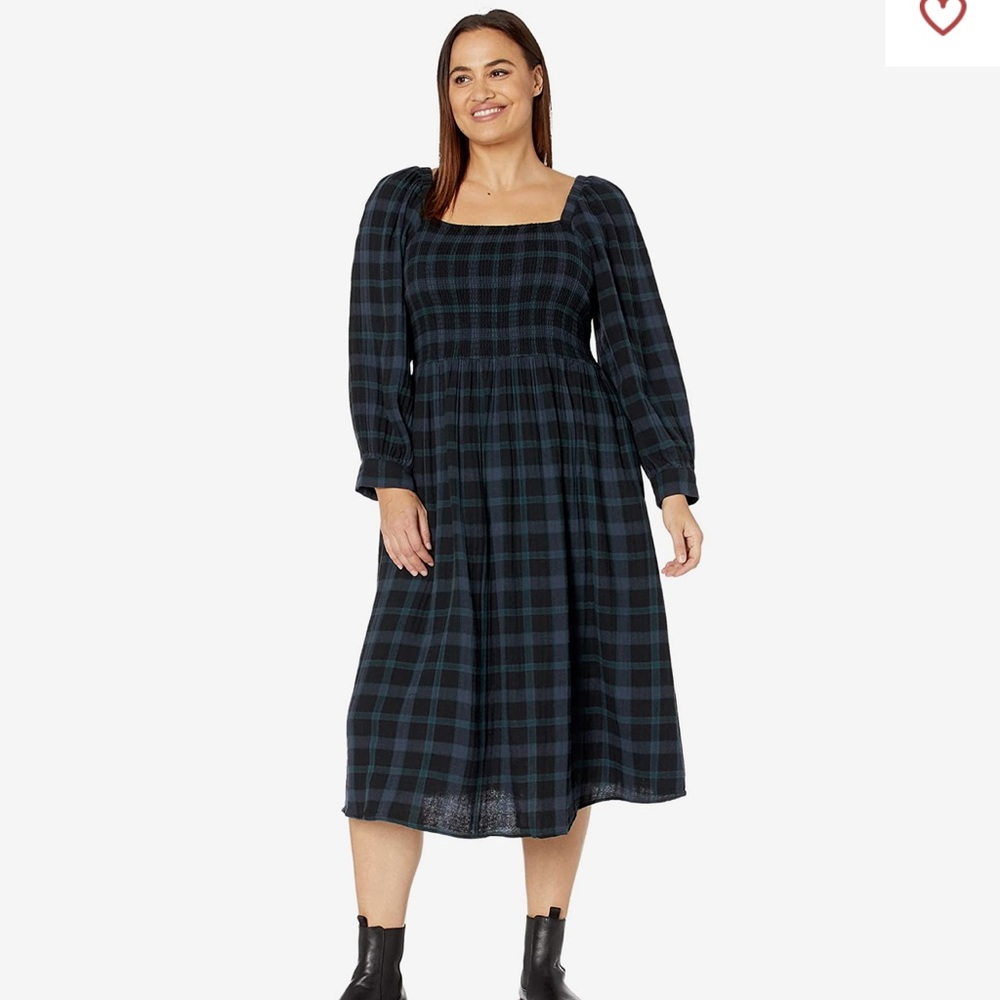 Madewell plaid dress 🎀